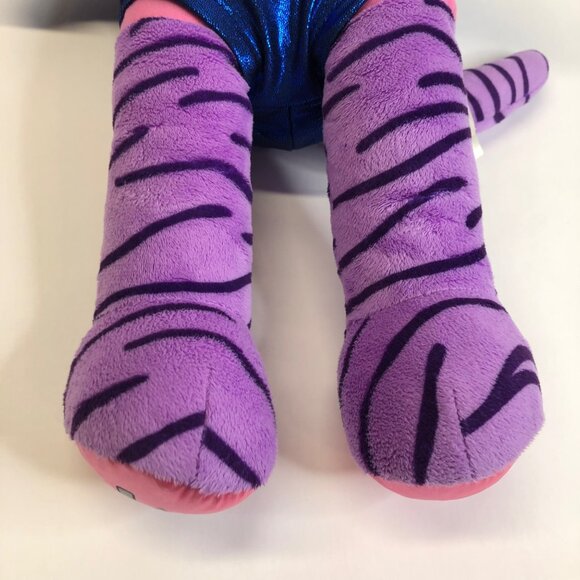Build-A-Bear HG Honey Girls Teegan Plush 20" Purple Tiger Cat Stuffed Animal - Picture 4 of 13